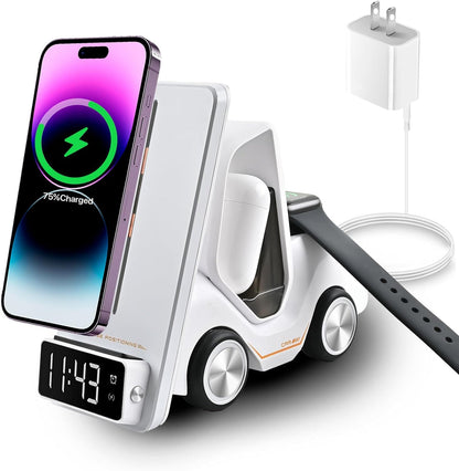 All-in-One Wireless Car Charger Stand: 5 Devices, Endless Convenience!