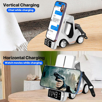 All-in-One Wireless Car Charger Stand: 5 Devices, Endless Convenience!