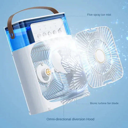 Vibrant Portable Air Cooler Fan😍 | Chill Anytime with Colorful Style!