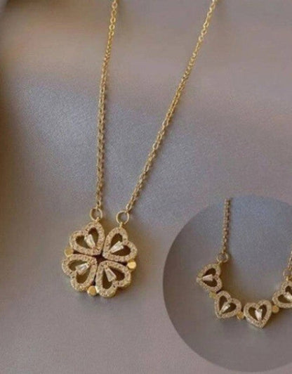 Gold Plated Stylish Necklace (Pack of 1)